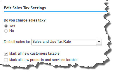One of the things we'll do as we help you get started with sales taxes is to make sure that your site settings are correct.