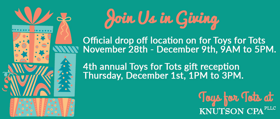 Toys for Tots 2016 at Dana McGuffin CPA